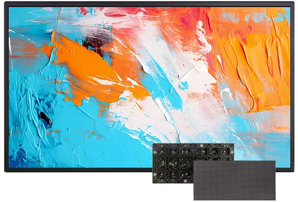 WL21-1516 Series fine pitch LED display panel for indoor applications with high brightness and wide color gamut