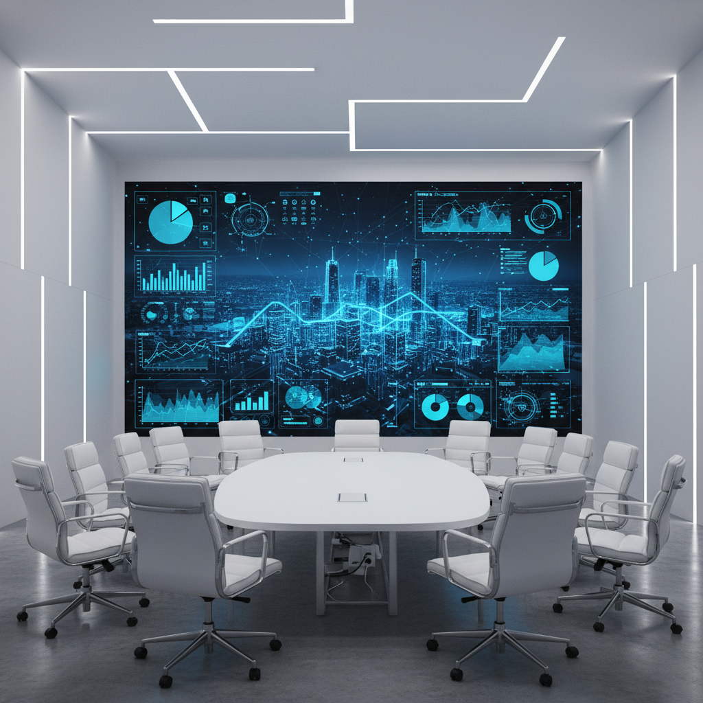Professional control room seamless LED video wall with P1.2 ultra-fine pitch, no gaps between panels, displaying multiple data feeds and surveillance cameras in command center